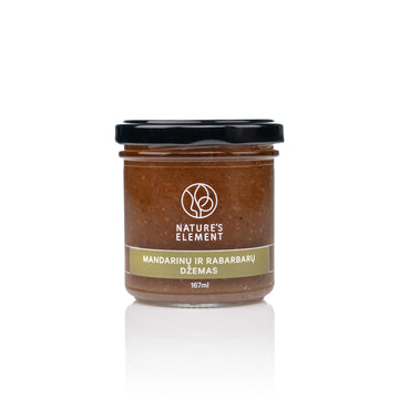 Mandarinų ir rabarbarų džemas  170 ml