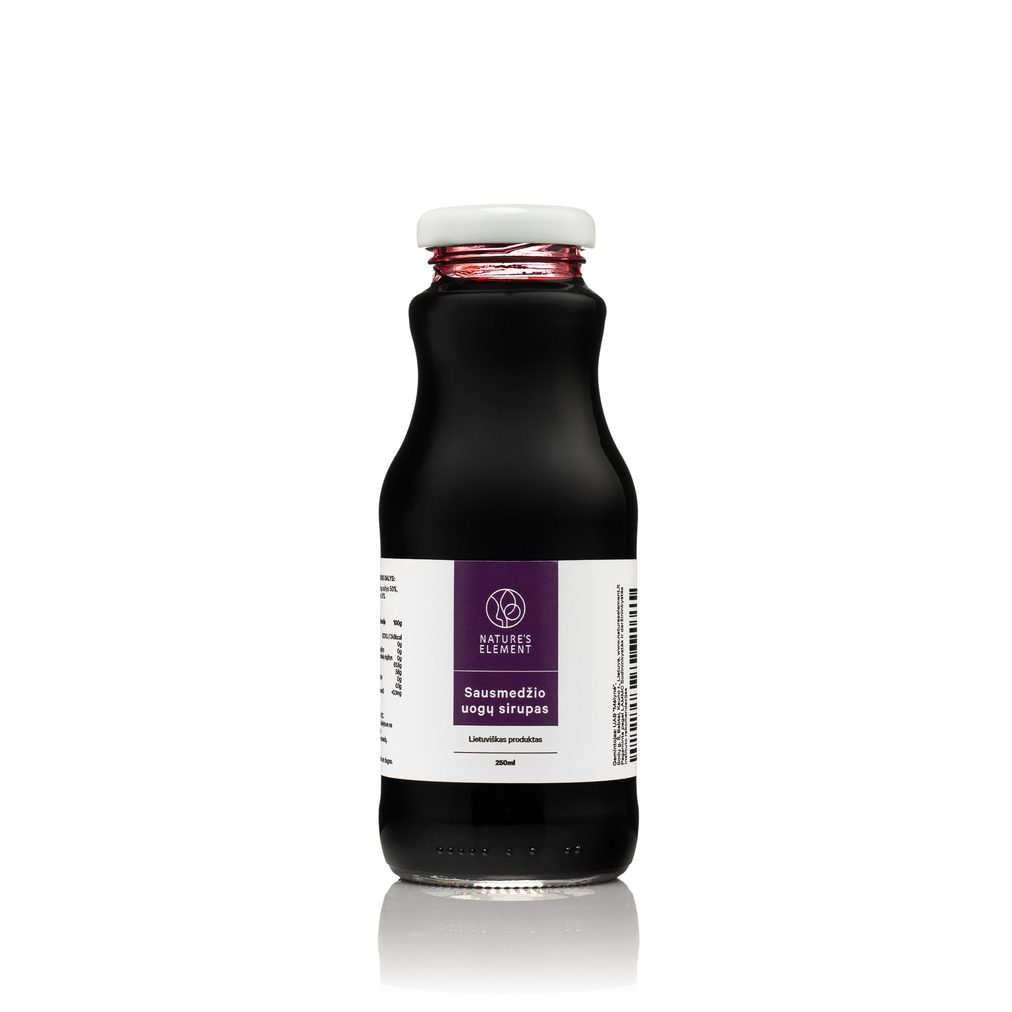 Sausmedžio uogų sirupas  250 ml